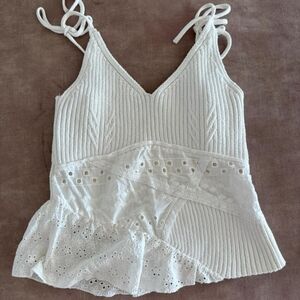 Zara Women's White Crop-top